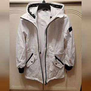 CK Calvin Klein Soft Shell Jacket white XS